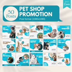 70 Pet Shop Promotion Canva Templates