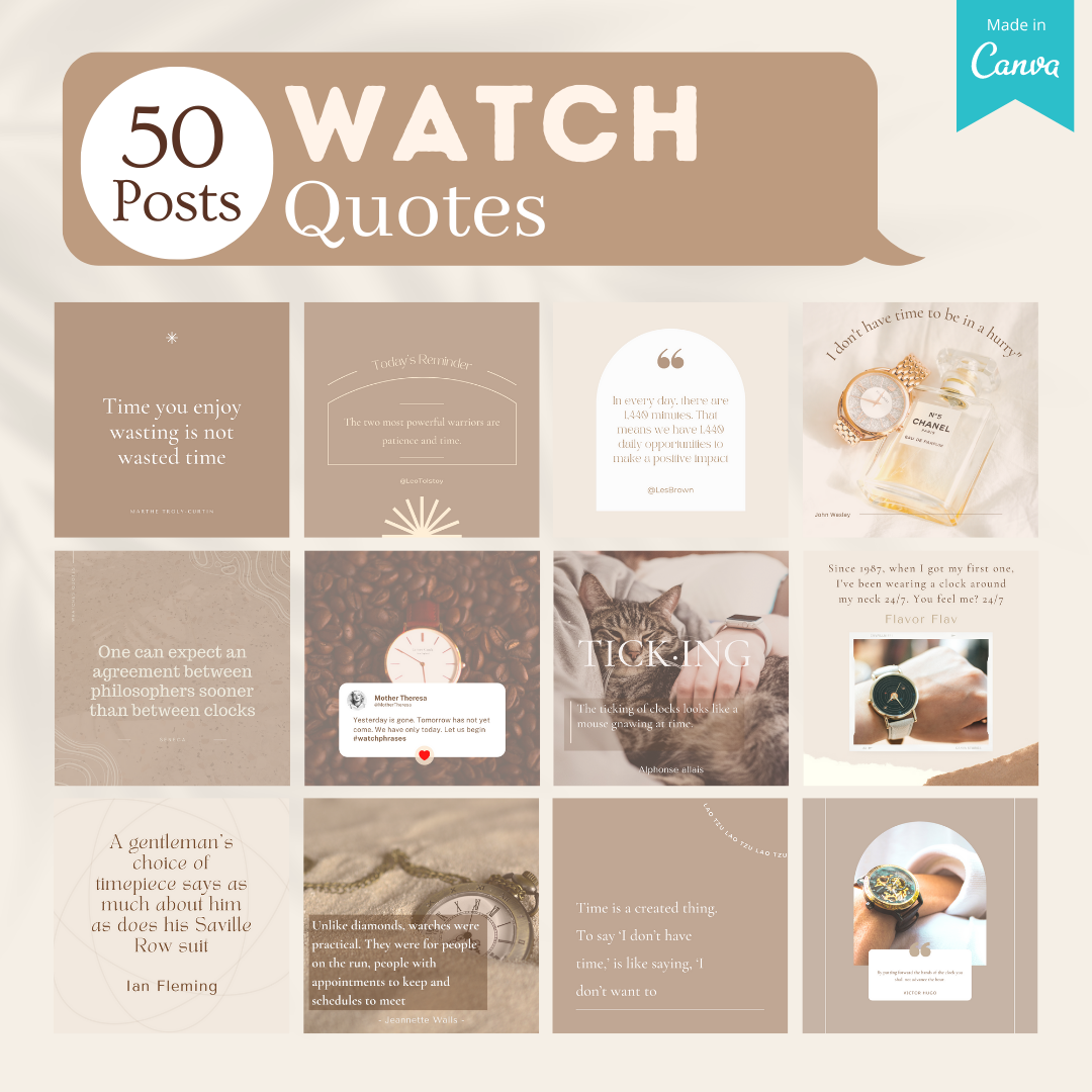 200 Watch Posts - Social Media Templates