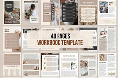 Workbook Template - 40 Pages