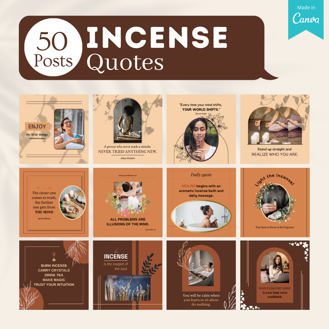 200 Incense Posts - Social Media Templates