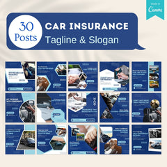 220 Car Insurance Canva Templates