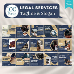 500 Legal Services Posts - Social Media Templates