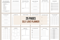 Self-Care & Confidence Planner Bundle