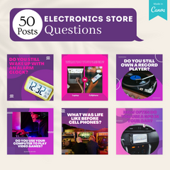 200 Electronics Store Posts - Social Media Templates