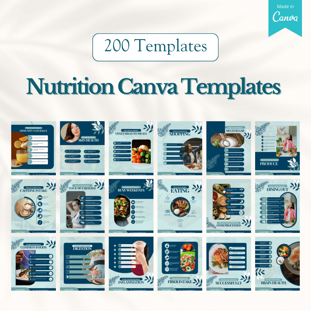 2000+ Fitness, Nutrition & Health Bundle - Social Media Templates