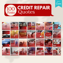 700+ Credit Repair Posts - Social Media Templates