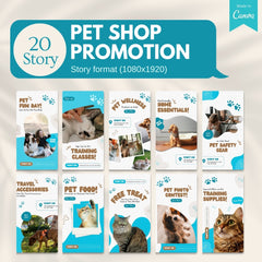 70 Pet Shop Promotion Canva Templates