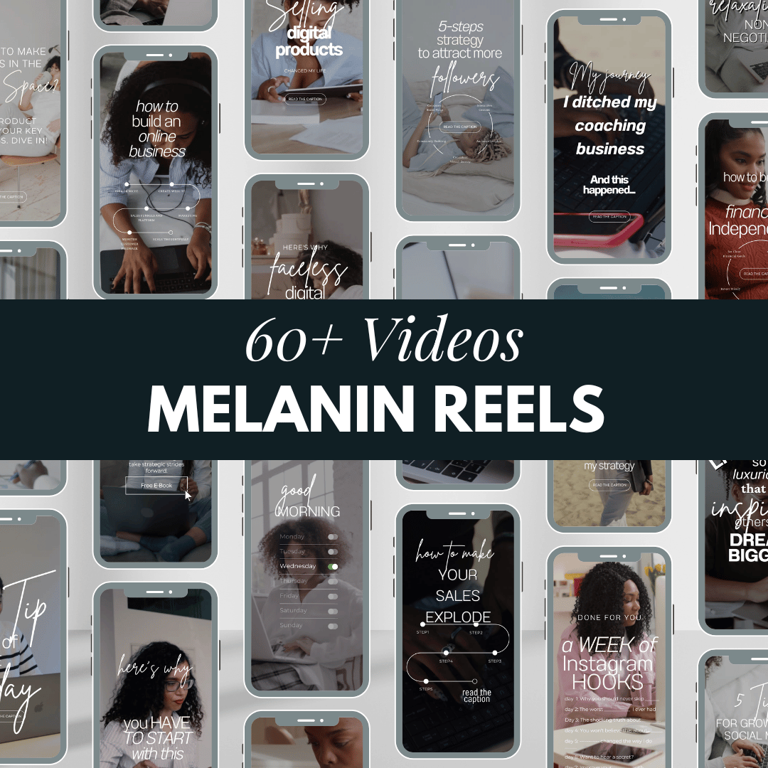 Melanin Reels Templates - 60+ Videos