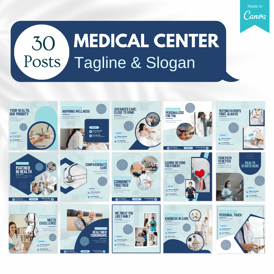 230 Medical Center Canva Templates