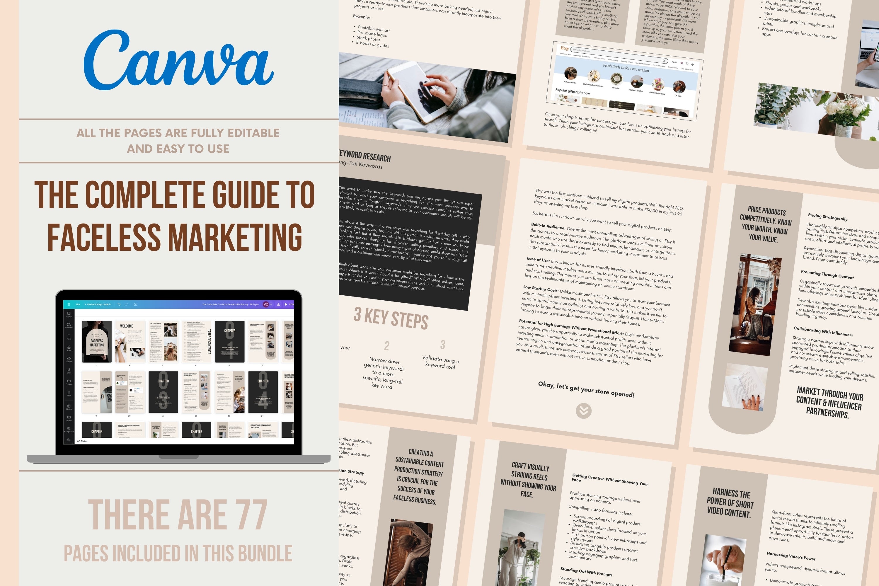 The Complete Guide to Faceless Marketing - 77 Pages – Viralcontent.design