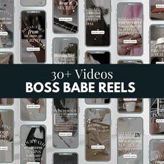 Boss Babe Reels Templates - 30 Videos