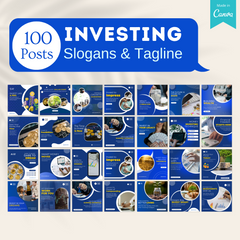 500 Investing Posts -  Social Media Templates