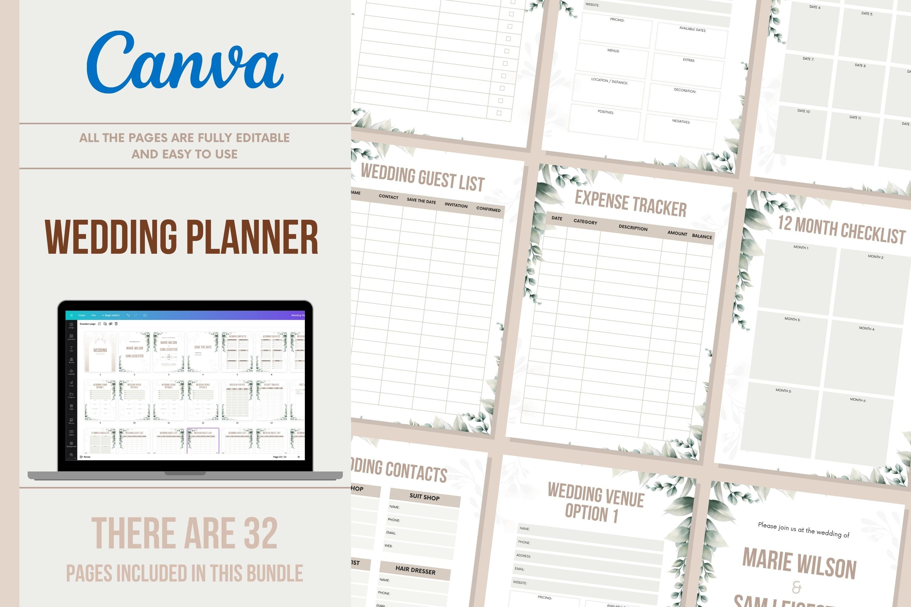 Wedding Planner - 32 Pages