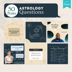 Astrology Social Media Canva Templates