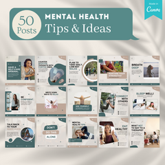 300 Mental Health (Vol.2) - Social Media Templates