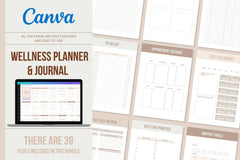 Wellness Planner & Journal - 39 Pages