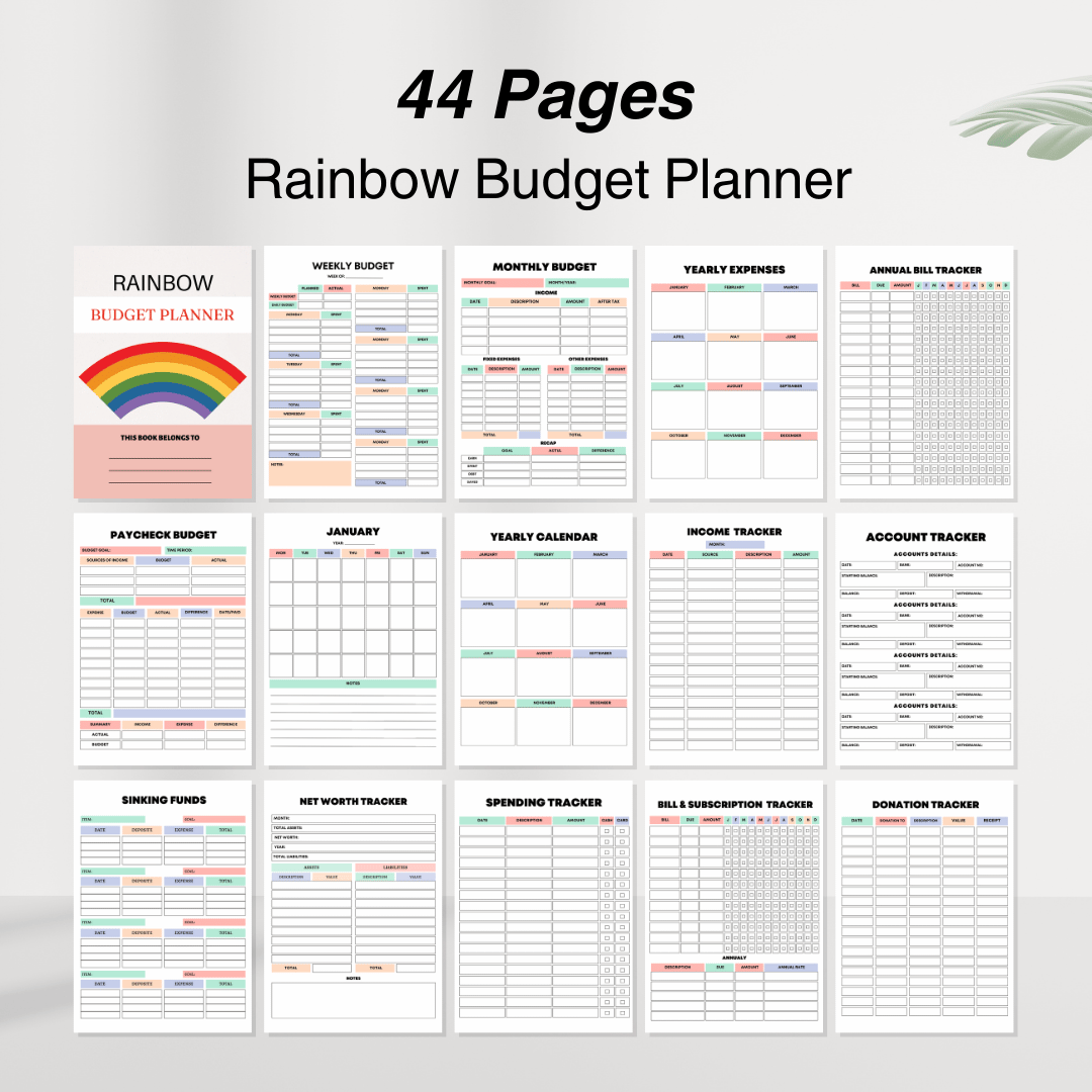 Finance Bundle: Planners & Journals