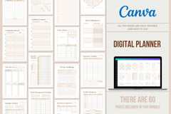 Digital Planner 2025 - 60 Pages