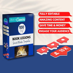 100 Books Key Lessons - Social Media Templates