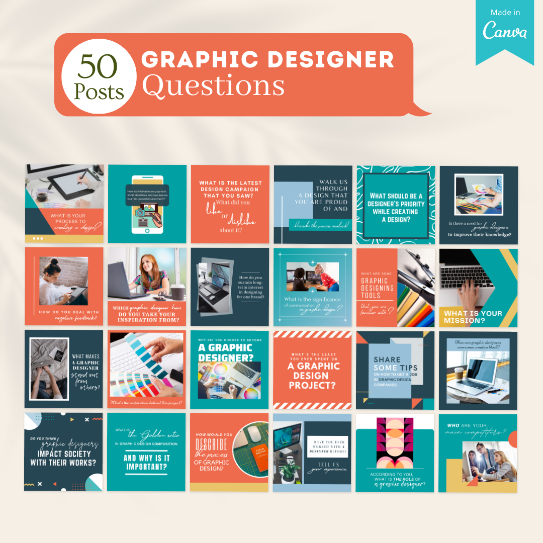 300 Graphic Designer Posts - Social Media Templates – Viralcontent.design