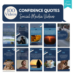 500 Motivation Quotes - Canva Video Templates