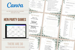 Hen Party Games - 30 pages