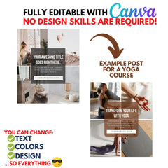 130 Instagram Post Canva Templates