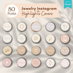 100 Sparkle Jewelry Posts - Canva Templates