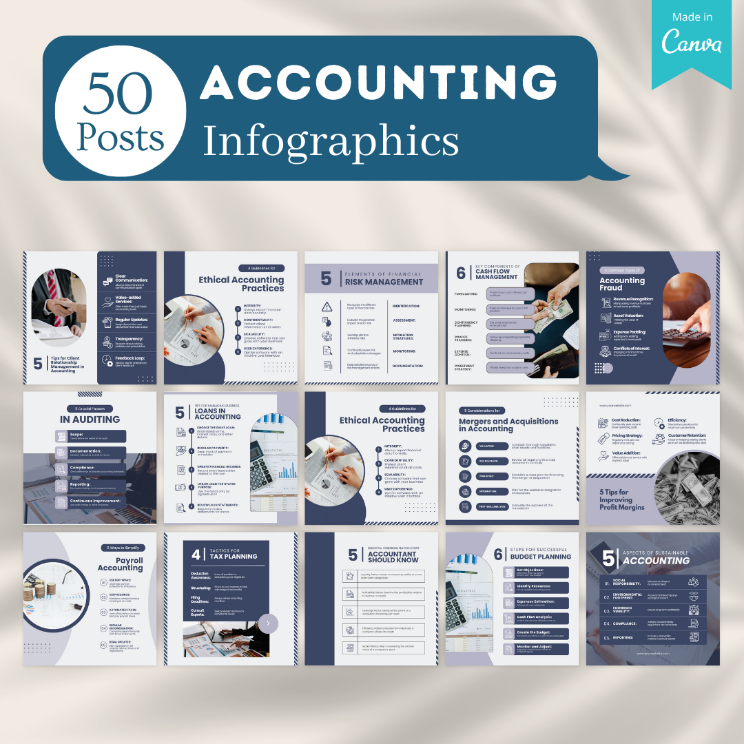 500 Accountant Template - Social Media Templates