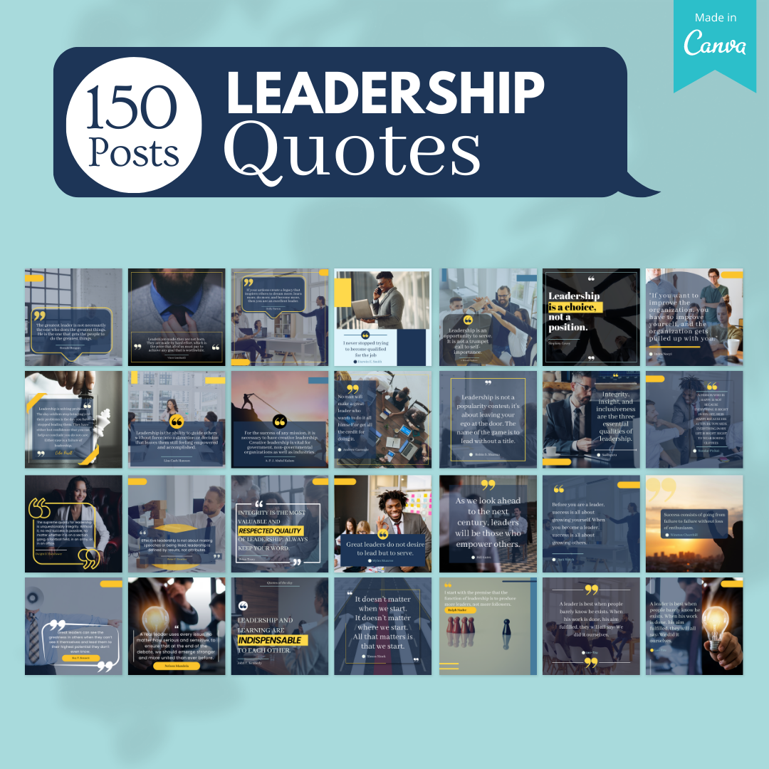 850+ Leadership Bundle - Social Media Templates