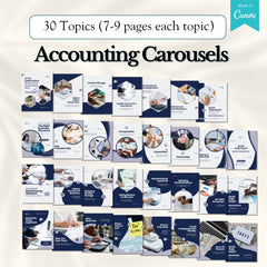 Accounting Carousels Bundle - 30 Done-For-You Topics
