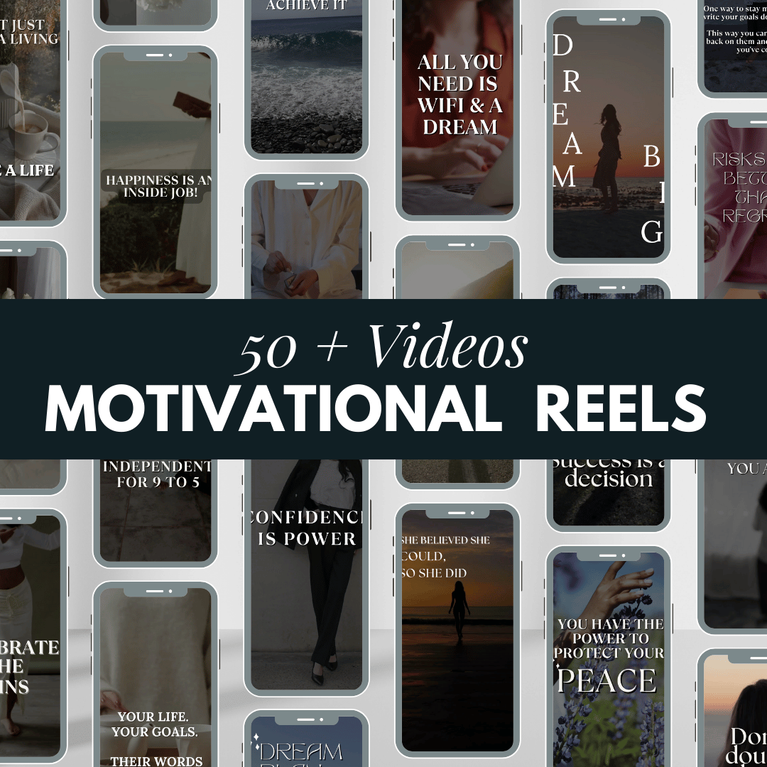 Motivational Reels Templates - 50+ Videos