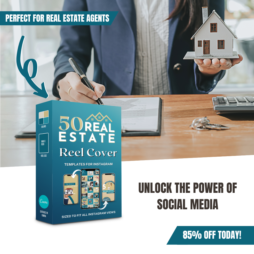 Real Estate Reel & Highlight Covers  Canva Templates