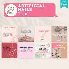 200 Artificial Nails Posts - Social Media Templates