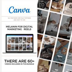 Melanin Digital Marketing Reels Templates - 60+ Videos