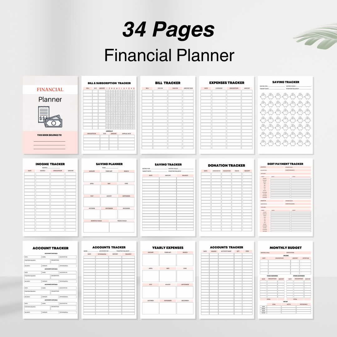 Finance Bundle: Planners & Journals