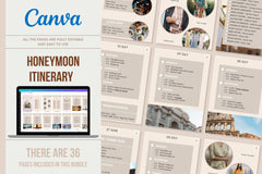 Honeymoon Itinerary Template - 36 Pages