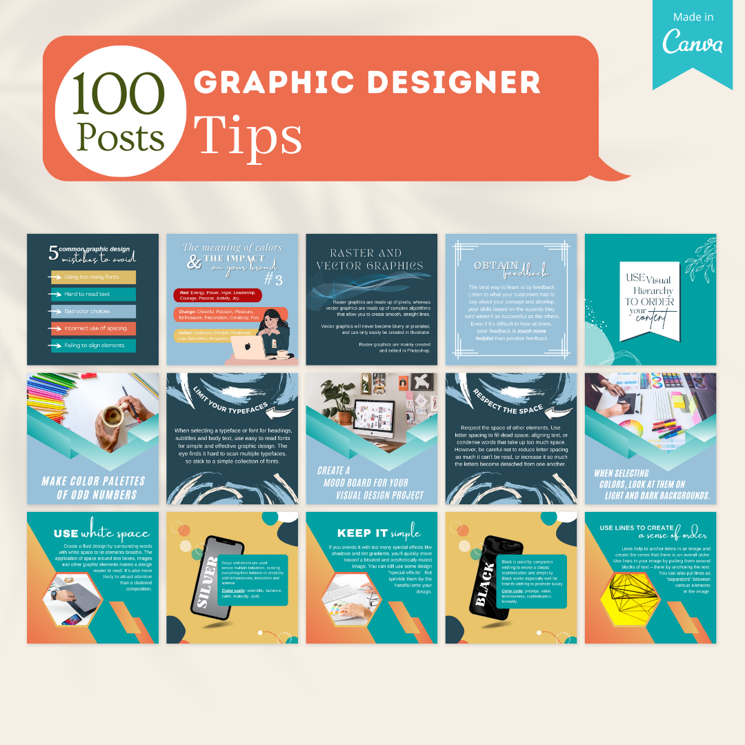 300 Graphic Designer Posts - Social Media Templates – Viralcontent.design