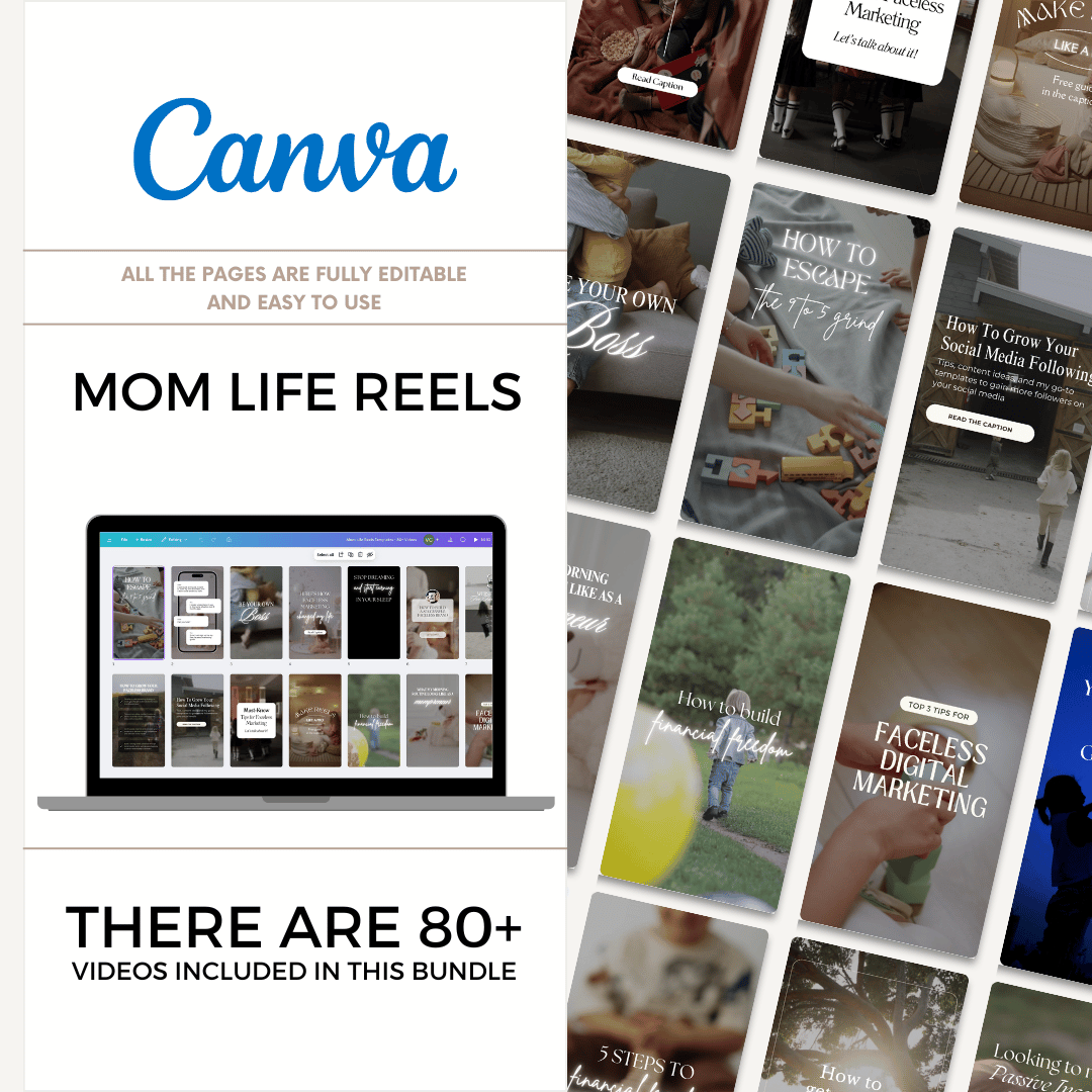 Mom Life Reels Templates - 80+ Videos