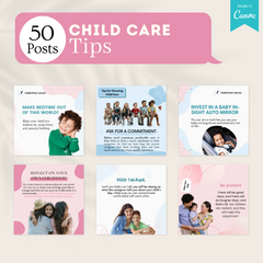 200 Child Care Posts - Social Media Templates