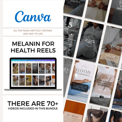 Melanin Health Reels Templates - 70+ Videos