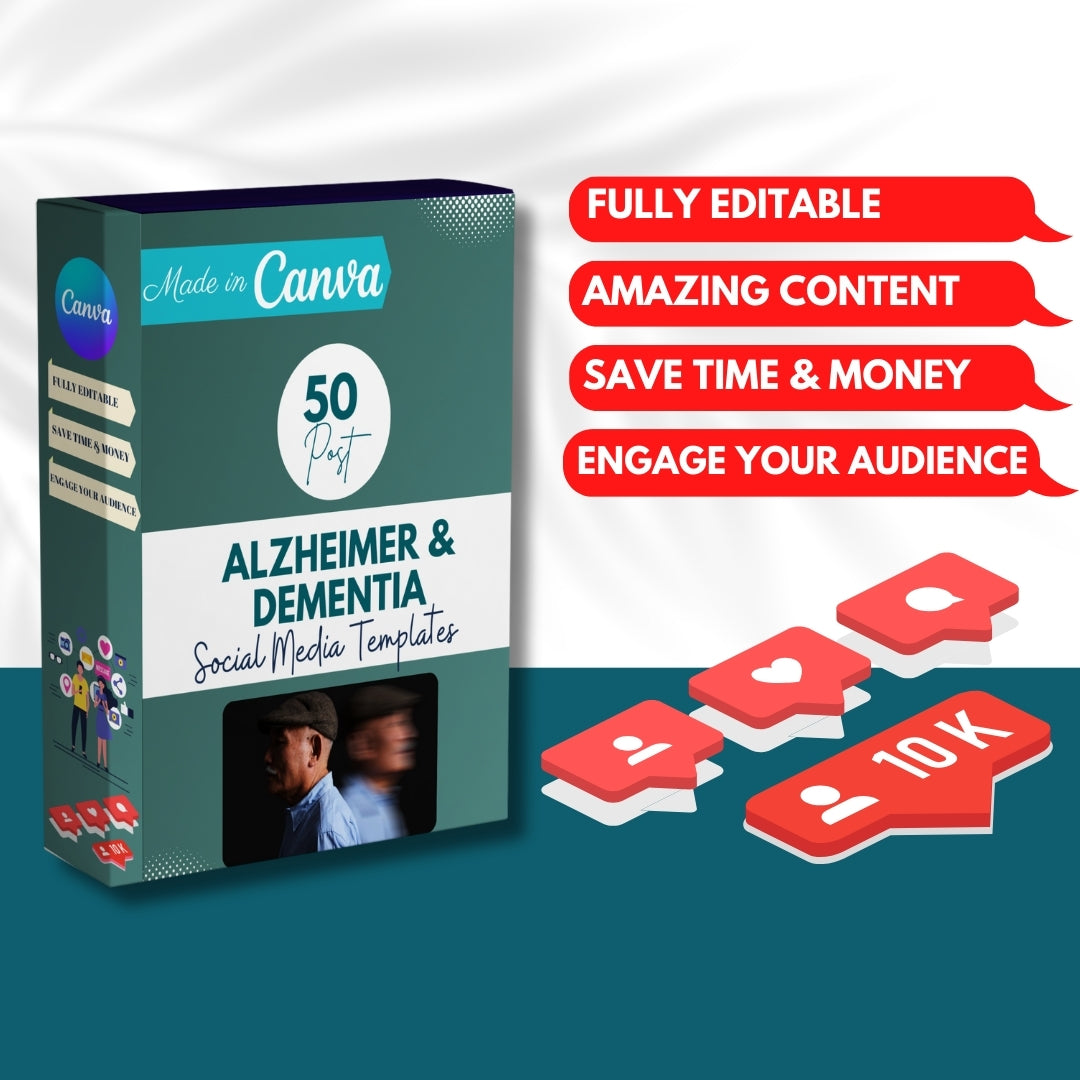 50 Alzheimer & Dementia Canva Templates