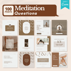 Meditation Bundle - Social Media Templates