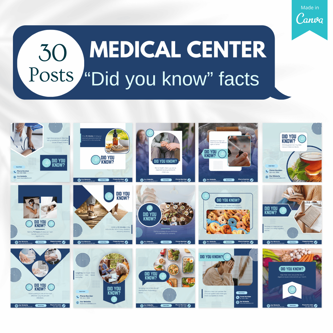 230 Medical Center Canva Templates