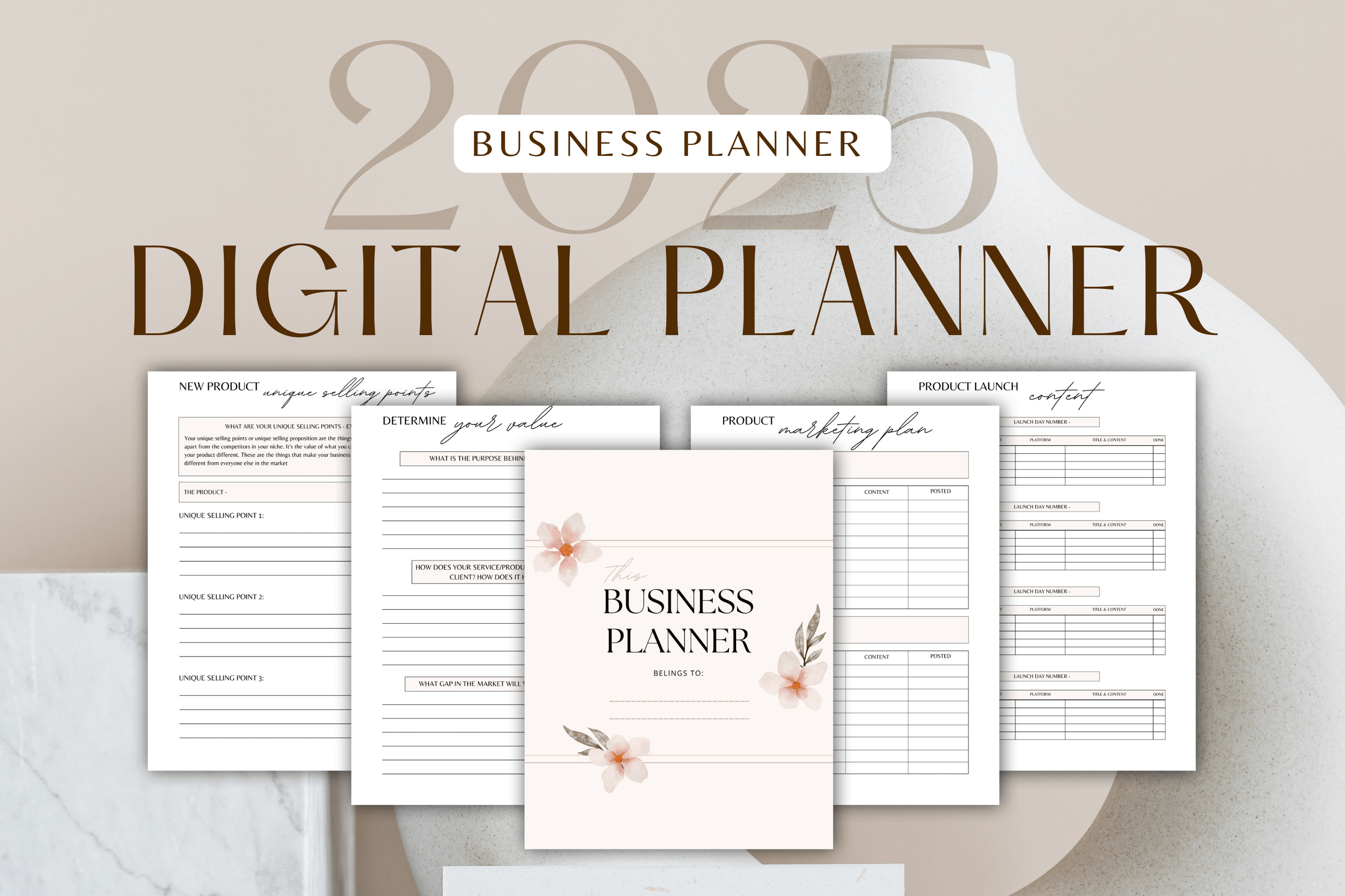 Business Planner - 82 Pages