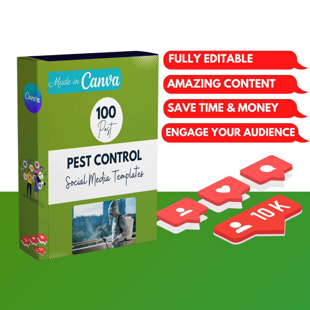 100 Pest Control Canva Templates