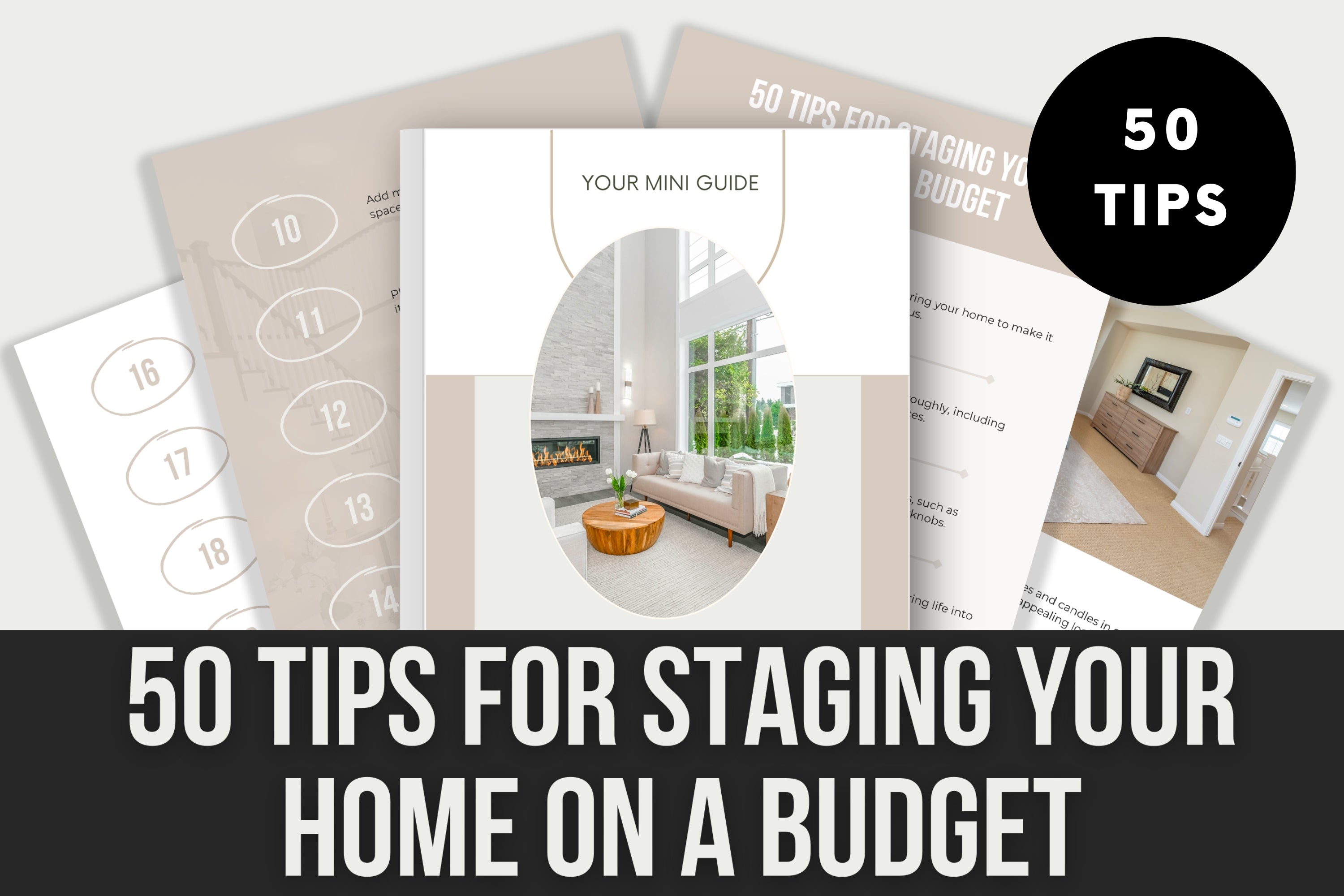 50 Tips For Staging your Home on a a Budget