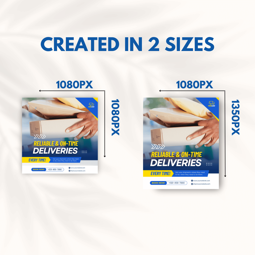 100 Shipping and Logistics Canva Templates Bundle