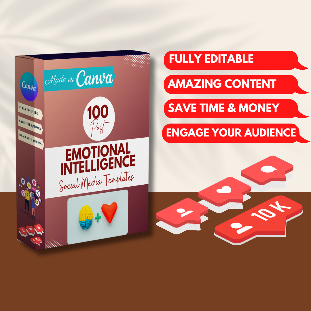 100 Emotional Intelligence - Social Media Templates