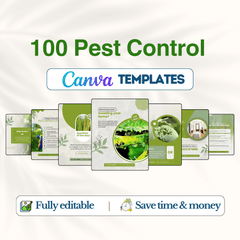 100 Pest Control Canva Templates